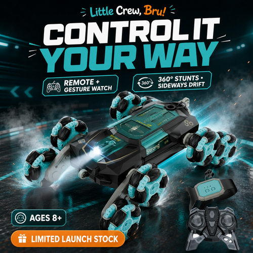 8-Wheel Gesture-Control Climbing Stunt Car